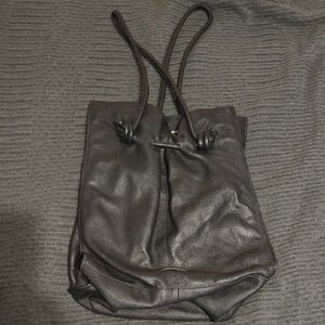 Vince Camuto Leather Black Hand Bag‎